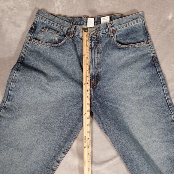 Vintage Lucky Brand Slim Fit Denim Jeans Mens 38 (Fits 36x32) Made In USA - Picture 11 of 11